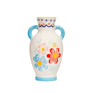 Folk Floral Small Vase