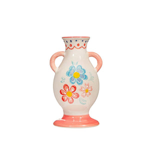 Folk Floral Small Vase