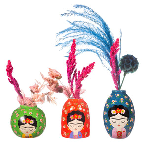 Floral Frida Vases - Set of 3