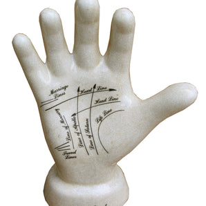 Ceramic Palmistry Hand 24cm