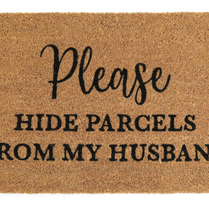 Hide Parcels from Husband Coir Doormat