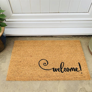 Coir Doormat Welcome 40x60cm