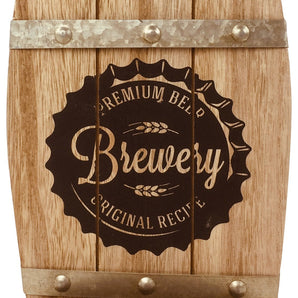 Wall Hanging Brewery Barrel Bottle Opener