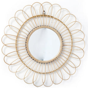 Rattan Mirrors Round 51cm