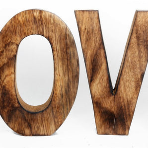 LOVE Wooden Letters Sign