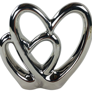 Double Heart Ornament 21cm