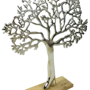 Large Silver Tree Ornament 42cm