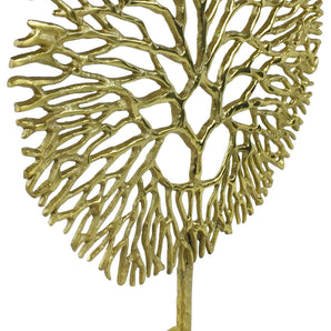 Gold Coral Sculpture