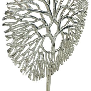 Silver Coral Sculpture