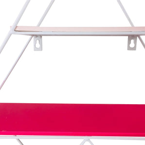 Pink Wire Geometric Shelf