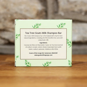 Goats Milk Shampoo Bar With Tea Tree