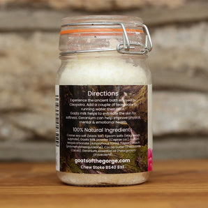 Goats Milk Geranium Bath Soak