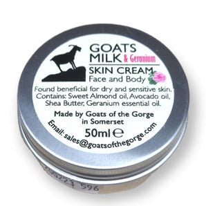 Goats Milk Geranium Skin Cream 50ml