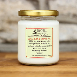 Goats Milk Geranium Candle