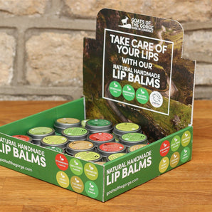 Display Box of 30 Lip Balms 6x5