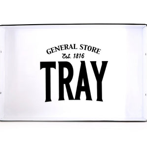 General Store Metal Serving Tray 51x27cm