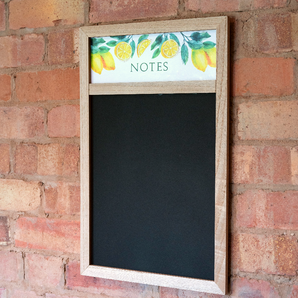 Chalkboard with Lemon Design