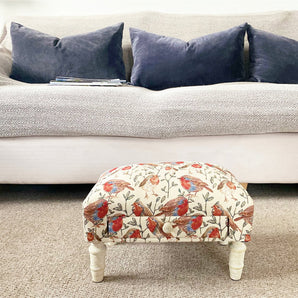 Robin Fabric Footstool with Drawer