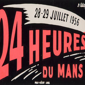 Vintage Metal Sign - 24 Heures Du Mans - Racing Poster