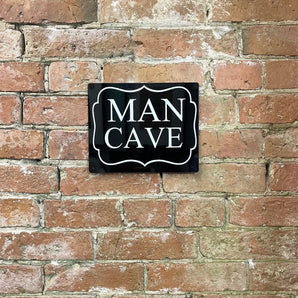 Metal Art Wall/Door Sign. - Man Cave