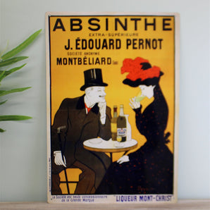 Vintage Metal Sign - Retro Advertising - Absinthe