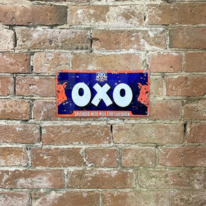 Metal Advertising Wall Sign - OXO Vintage Production