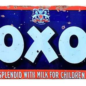 Metal Advertising Wall Sign - OXO Vintage Production