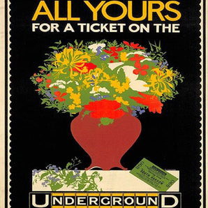 Vintage Metal Sign - Retro Advertising - London Underground