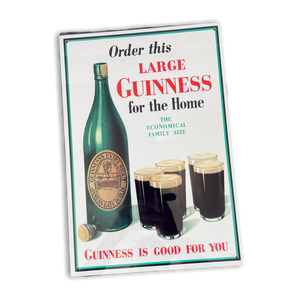 Vintage Metal Sign - Retro Advertising, Large Guinness For Home