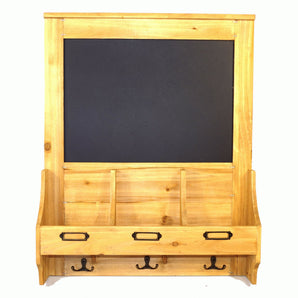 Chalkboard with hooks and Post Space 47 x 10 x 59cm