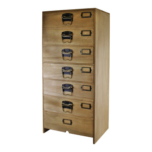 Tall Wooden Chest of Drawers