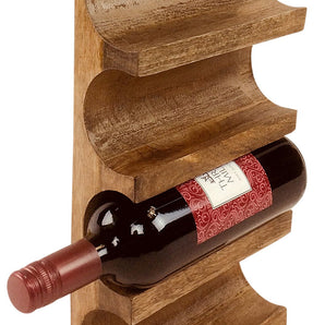 Wall Mounted Wooden Wine Rack