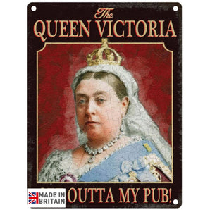 Large Metal Sign 60 x 49.5cm Pub Signs Queen Victoria