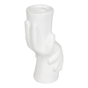 Holding Hands Ceramic Vase Small