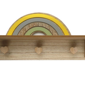 Rainbow Shelf with Hooks