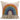 Rainbow Tassel Square Scatter Cushion