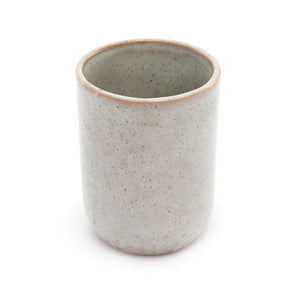 Taupe Ceramic Toothbrush Holder