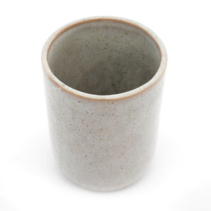 Taupe Ceramic Toothbrush Holder