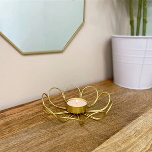 Flower Wire Tealight Holder