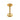 Gold Pillar Candlestick Small