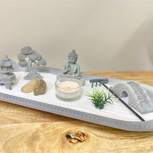 Zen Garden Candle Holder 36cm