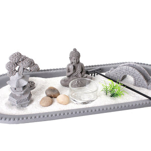 Zen Garden Candle Holder 36cm