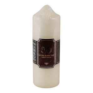 50 Hour Burn Time Pillar Candle