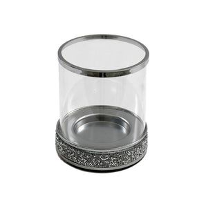 Small Sparkly Pillar Candle Holder