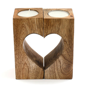 Cut-Out Heart Tealight Holders