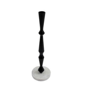 Black and Marble Effect Candlestick