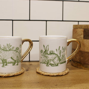 Forest Toile Mugs