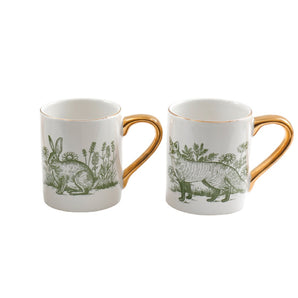 Forest Toile Mugs