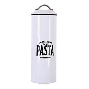 White General Store Pasta Canister