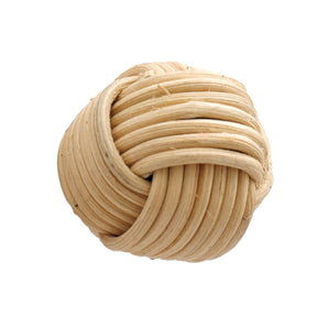 Rattan and Rope Ball Design Drawer Knobs